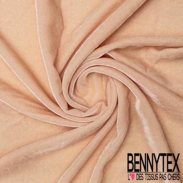 Velours de Soie Beige Bennytex vente de tissus pas cher au mètre