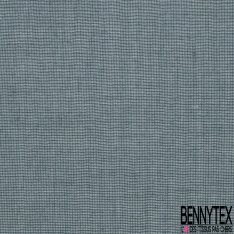 Drap de laine grattée costume de luxe rayure perle anthracite verticale