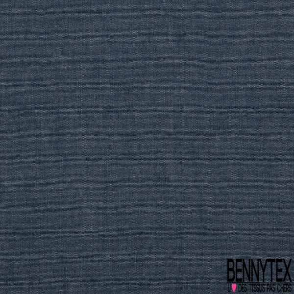 Tissu toile de jean denim brut noir uni 100% coton — Tissus Papi