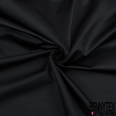 Satin duchesse uni corbeau