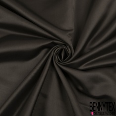 Satin duchesse uni corbeau