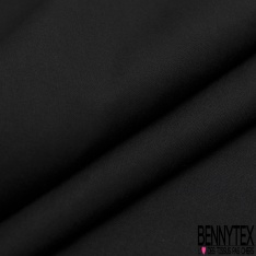 Voile fibranne viscose uni noir