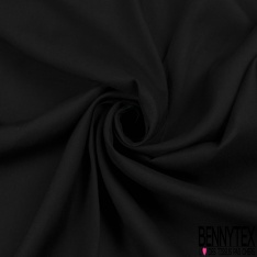 Voile fibranne viscose uni noir