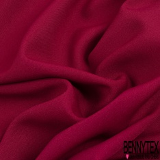 Burlington polyester uni framboise écrasé