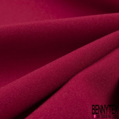 Burlington polyester uni framboise écrasé