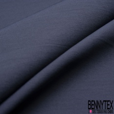 Coupon 3m bengaline élasthanne tailleur uni bleu nuit