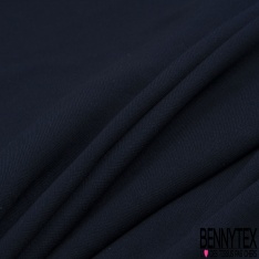 Maille jersey milano polyamide viscose élasthanne bleu nuit