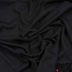 Coupon 3m Jersey viscose polyester uni fin noir