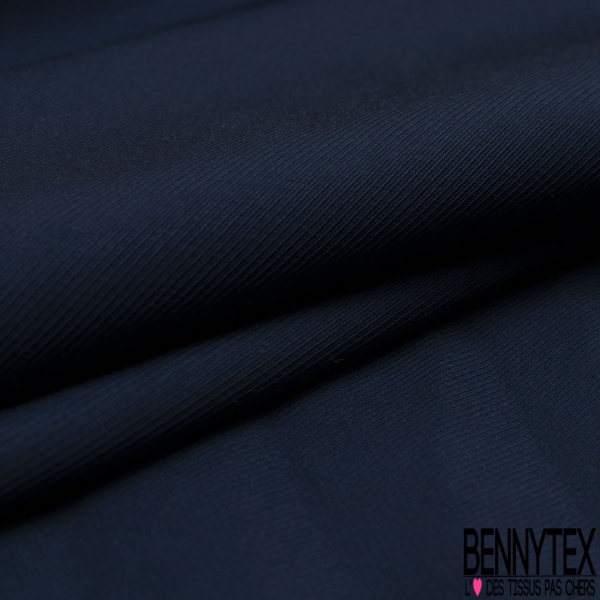 Twill viscose soie lourd satinée uni navy