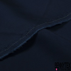 Twill viscose soie lourd satinée uni navy