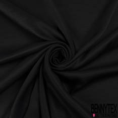 Satin voile viscose élasthanne noir