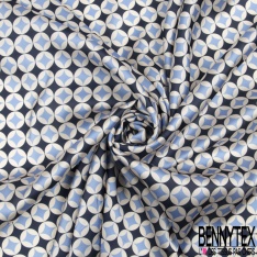 Satinette polyester motif peau de bête oslo