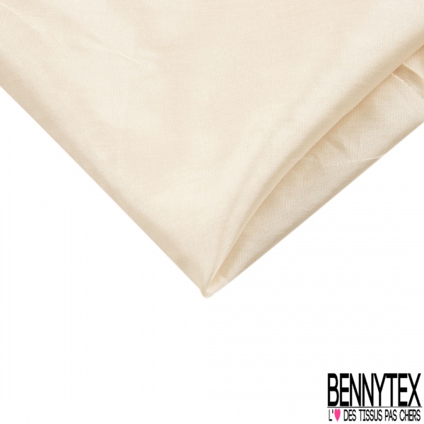 Coupon 3m Doublure polyester fine blanc discret