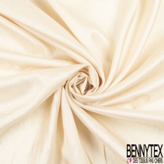 Coupon 3m Doublure polyester fine blanc discret