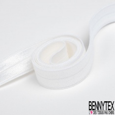 3m élastique picot lingerie blanc 1cm