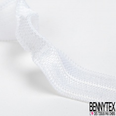 3m élastique picot lingerie blanc 1cm