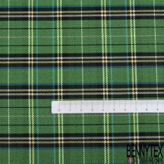 Tergaml écossais vert coton polyester