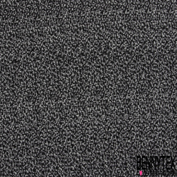 Jacquard imprimé losange géométrique lurex or noir fond blanc optique