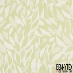 Jacquard gaufré imprimé abstrait gris clair lurex argent