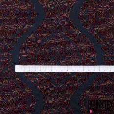 Jacquard imprimé fantaisie multicolore